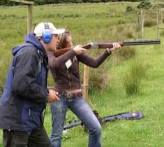 Clay shooting at Quadmania